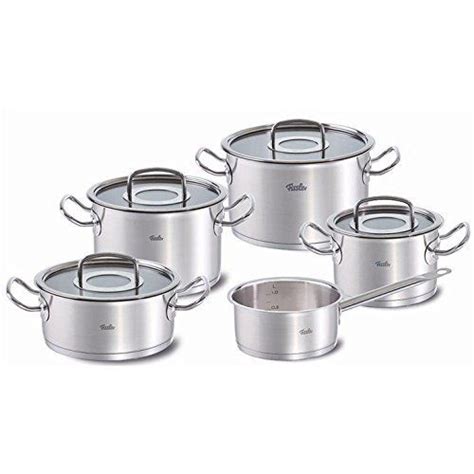 Fissler 9 piece Original Profi Cookware Set with Glass Lids | Cookware ...