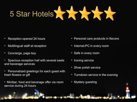 Significance of Hotel Star ratings