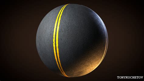 ArtStation - PBR Asphalt Road Texture