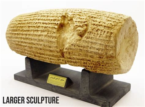 CYRUS Cylinder Replica the First Charter of Human Rights British Museum ...