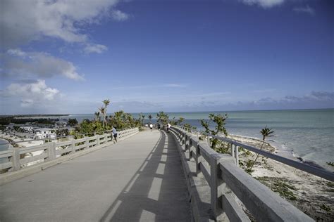 Going onto the Overseas Bridge with Sky in Bahia Honda State Park image ...