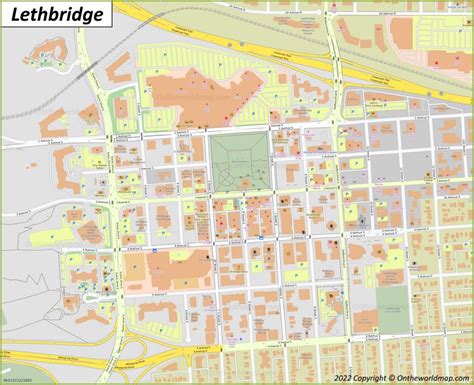 Lethbridge Map | Alberta, Canada | Detailed Maps of Lethbridge