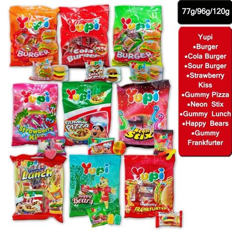 Yupi Gummy Candy (Burger/ Frankfurter/ Lunch) | Shopee Malaysia