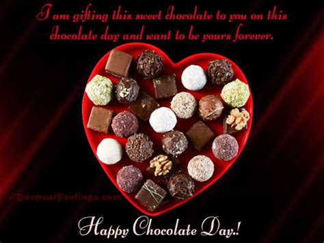 Chocolate Day Greeting Cards | Romantic Chocolate Day Cards