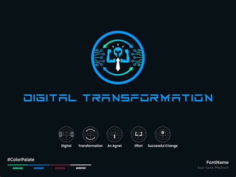 Digital Transformation Logo by Abdur Rahman on Dribbble