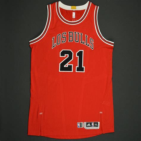 Jimmy Butler - Chicago Bulls - Game-Worn "NOCHES ENEBEA" 1st Half Only ...