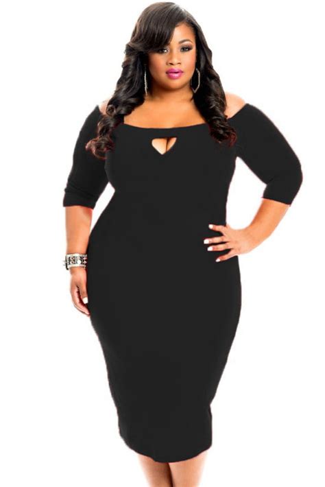 Plus Size Clothing 5X Spandex Clubwear Bodycon Dress SEXY Women's Sz 18 ...