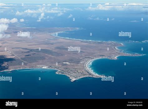 Aerial view of St Helena Bay, Shelley Point and Britannia Bay on the ...