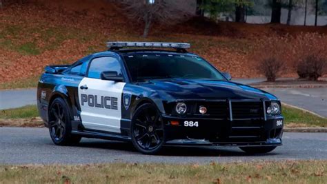 Rare Saleen Mustang S281 Transformers Police Car Headed To Auction