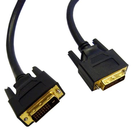 DVI-D Dual Link Cable, Black, DVI-D Male, 2 meter (6.6 foot) - Walmart ...