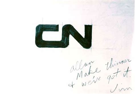 CN logo evolution (Canadian National Rail) | Logo Design Love