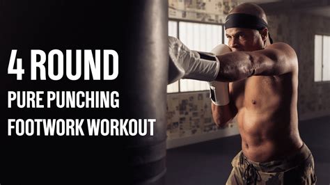 4 ROUND BOXING FOOTWORK WORKOUT | Beginner Boxing | At Home Workout ...