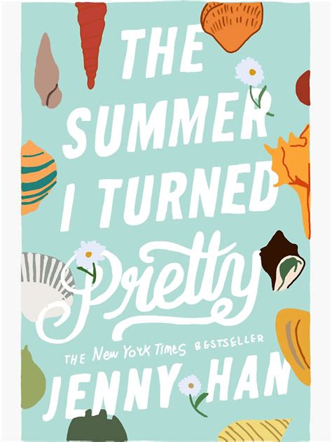 "The summer I turned pretty book cover " Sticker for Sale by ...