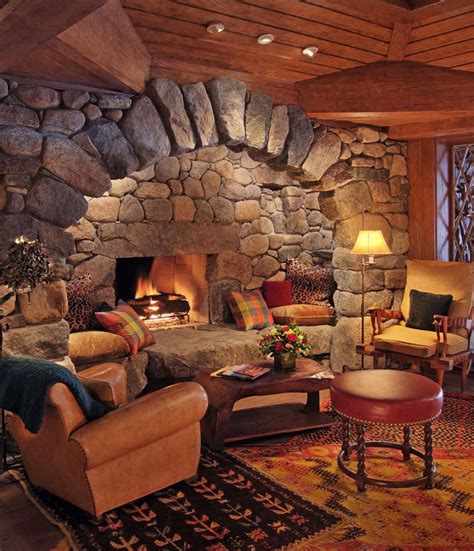 28 Extremely Cozy Fireplace Reading Nooks For Curling Up In | Rustic ...