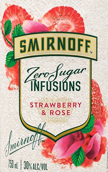 Smirnoff Zero Sugar Infusions Strawberry & Rose 375ml - Buster's ...