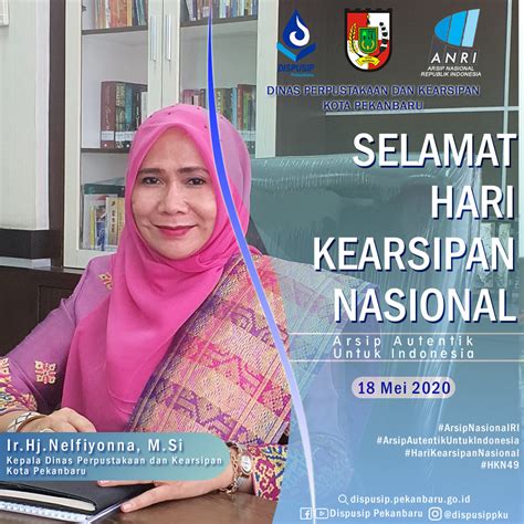 HARI ARSIP NASIONAL 2020 – Dinas Perpustakaan dan Kearsipan Kota Pekanbaru