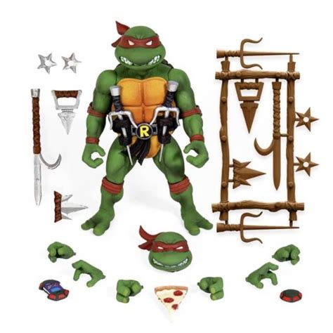 Tmnt Ultimates Raphael Action Figure Wave 1 Version 2