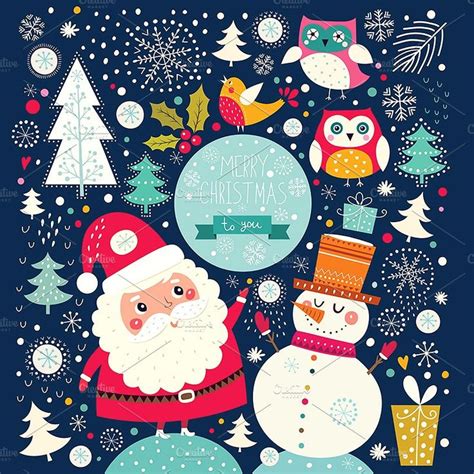 Illustrations with Santa Claus | Christmas illustration, Original ...