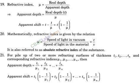 Ray Optics and Optical Instruments Class 12 Notes Chapter 9 ...