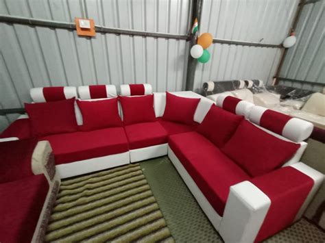 3+1+1 Fibre L Shaped Corner Sofa Set at Rs 25000/set in Chennai | ID ...