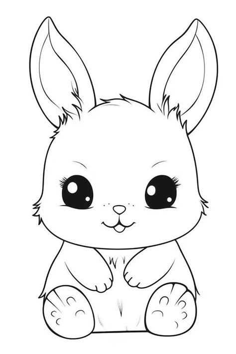 Free Printable Baby Bunny Coloring Pages for Kids