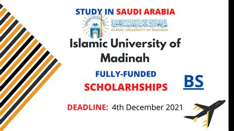 Islamic University of Madinah Scholarship 2022 in Saudi Arabia Fully ...