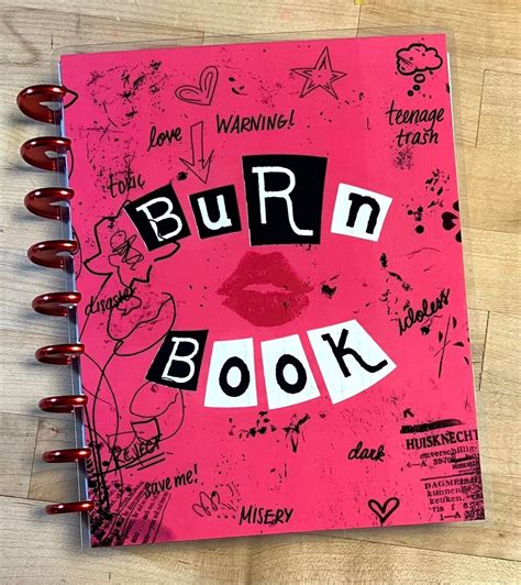 *Burn Book* Mean Girls Cover Set for use w/ Classic Happy Planner- | eBay