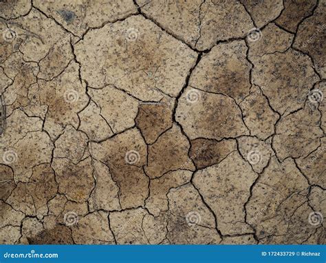 Cracked Earth from Drought. Cracks in the Brown Earth Stock Image ...