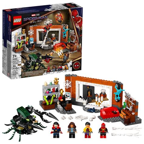 LEGO Marvel Spider-Man at the Sanctum Workshop 76185 Building Toy Set ...