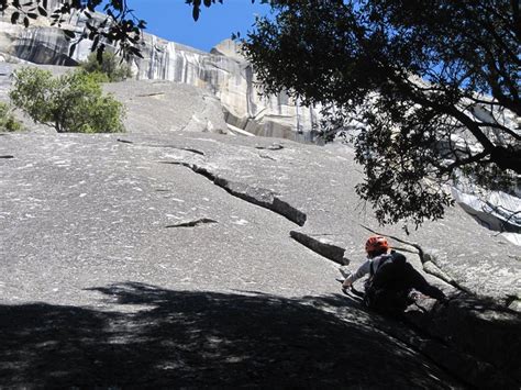 Rock Climbing in Eastern Royal Arches, Yosemite National Park