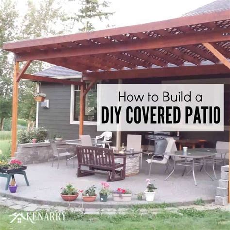 How to Build a DIY Covered Patio (2022)