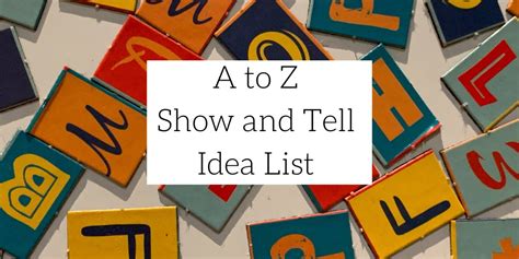 30 Creative Show-and-Tell Ideas - Teaching Expertise