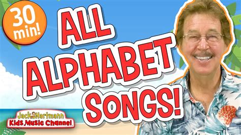 All APHABET Songs! | 30 MINUTES of Alphabet Songs! | Jack Hartmann ...