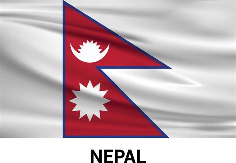 Nepal flag design vector 13367295 Vector Art at Vecteezy