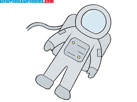 Astronaut Drawing For Kids