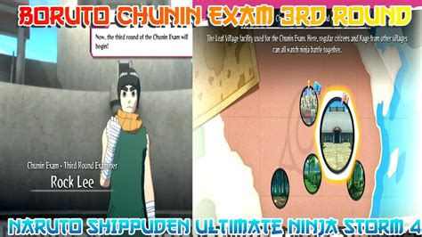 Boruto Chunin Exam Third Round In Naruto Shippuden Storm 4 - YouTube