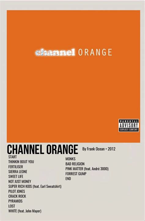 channel orange | Music poster ideas, Music album cover, Rap album covers