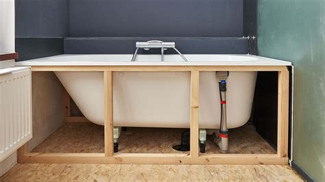 How to install a bathtub