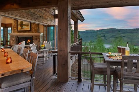 Modern Rustic Retreat - Rustic - Balcony - Denver - by JJ Interiors | Houzz