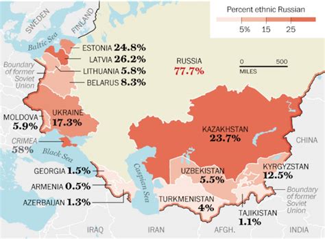 Russia And Post Soviet States Map - Fancie Shandeigh