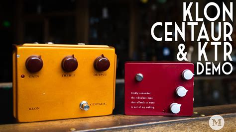 Klon Shootout – Centaur vs KTR Demo | Mass Resonator