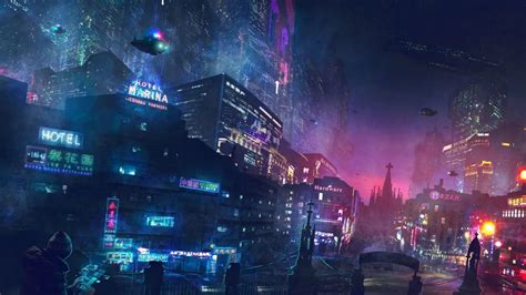 Wallpaper Cyberpunk 2077, Cyberpunk, Brigitte, Light, Purple ...