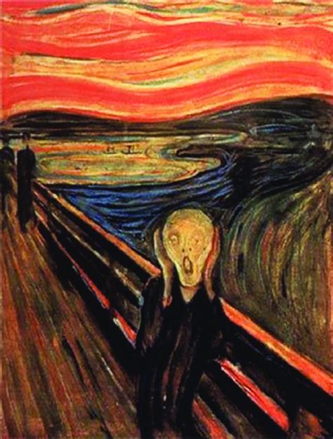 The Scream, 1893, National Gallery, Oslo, Edvard Munch (From ...