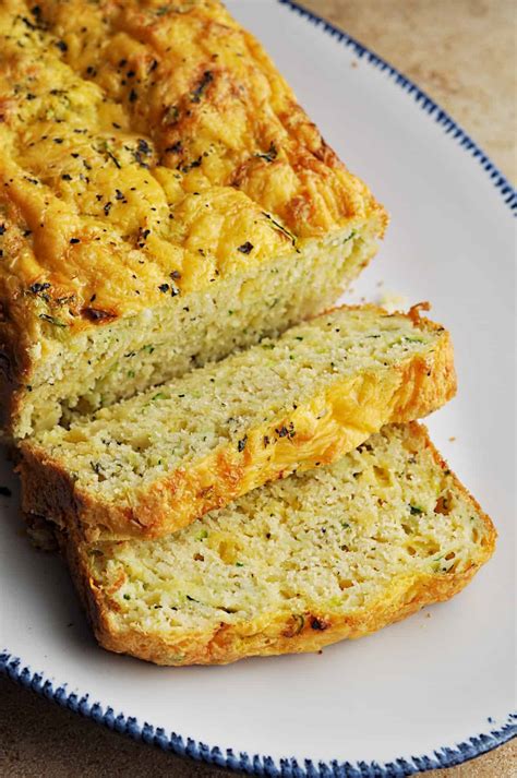 Savory Zucchini Bread with Cheddar - Savory With Soul