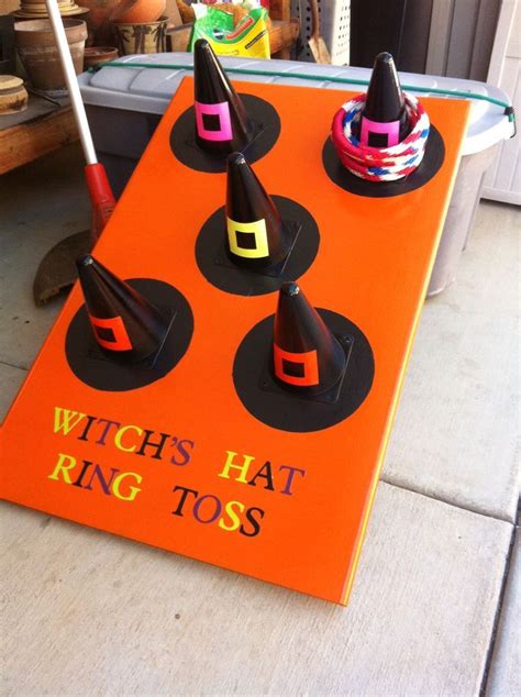 My parents made this awesome ring toss game for Halloween! | Halloween ...