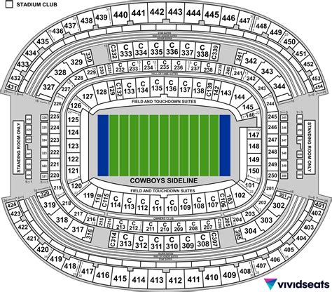 Dallas Cowboys Stadium Concert Seating Chart | Cabinets Matttroy