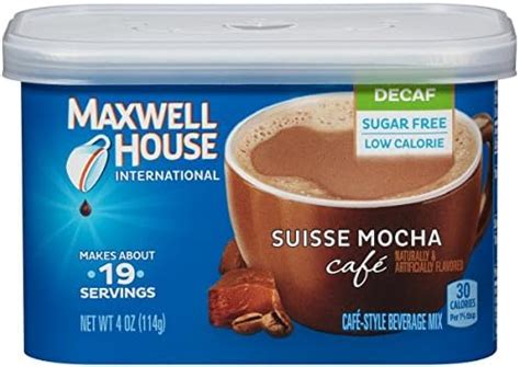 Amazon.com : Maxwell House Decaf Suisse Mocha Instant Coffee ...