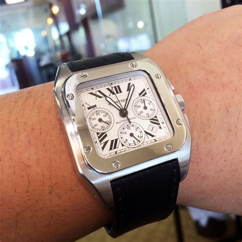 Cartier 2740 Santos 100XL Chronograph Automatic Watch