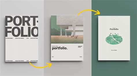 Architecture Portfolio Cover Page Design