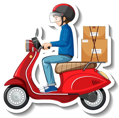 Motorcycle Delivery Icon Vector Art, Icons, and Graphics for Free Download